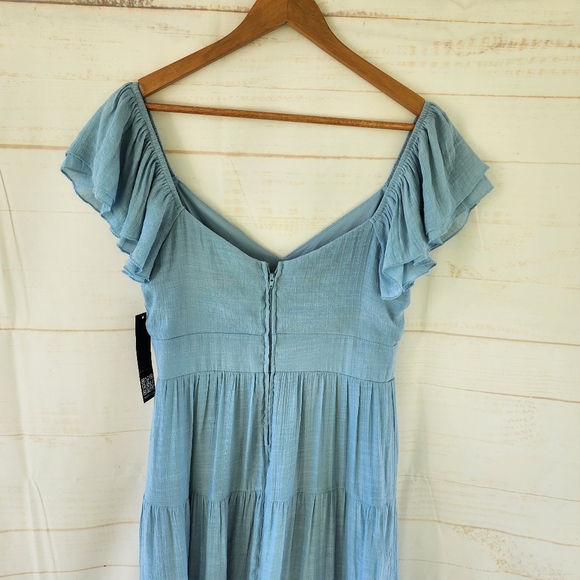 Trixxi Blue Midi Dress - Picture 5 of 10